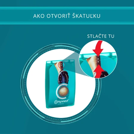 Compeed Parche para ampollas en los pies 5 unidades