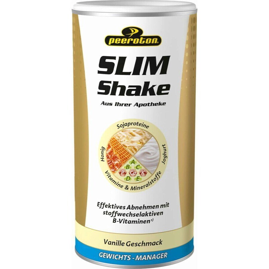 Peeroton Slim Shake mit Vanillegeschmack 500 g