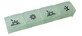 Obzor Medicine dispenser daily dispenser holy green 04