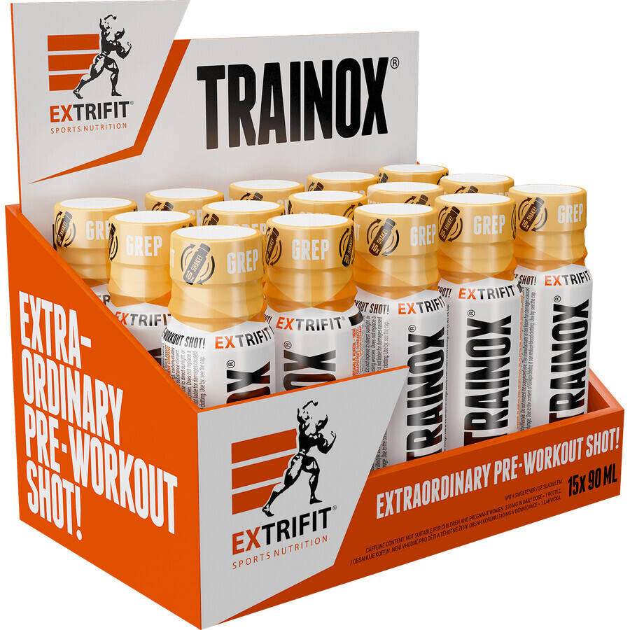 Extrifit Trainox Trainox Shot grapefruit 15 x 90 ml