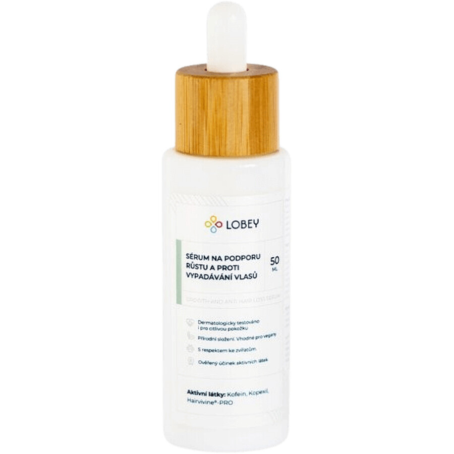 Lobey Serum para favorecer el crecimiento y combatir la caída del cabello 50 ml