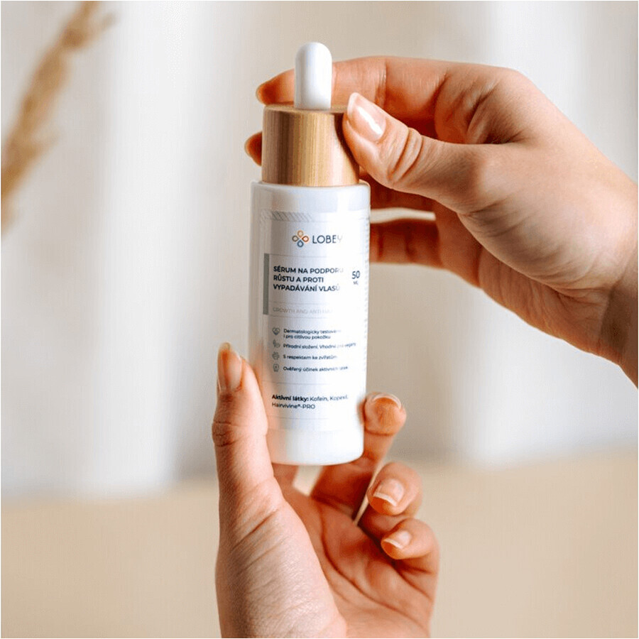 Lobey Serum para favorecer el crecimiento y combatir la caída del cabello 50 ml
