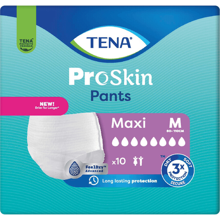 Pantalon Tena Maxi taille M, 10 pièces