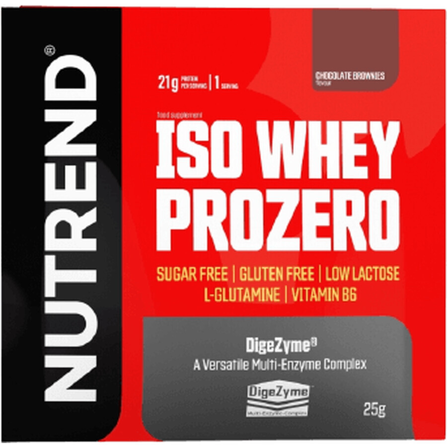 Nutrend Iso Whey Prozero Chocolate Negrese 25 g