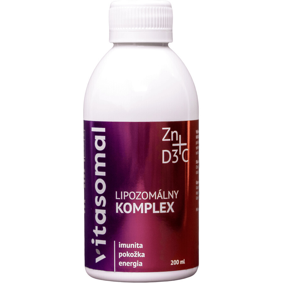 Vitasomaler liposomaler Komplex C+D3+Zn ohne Konservierungsstoffe 200 ml