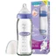 Biberón 240 ml con tetina de silicona, 0-12 meses, Lansinoh Momma