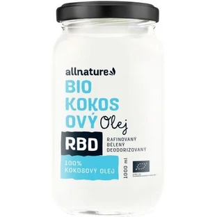Allnature RBD Huile de noix de coco biologique - non parfumée 1000 ml