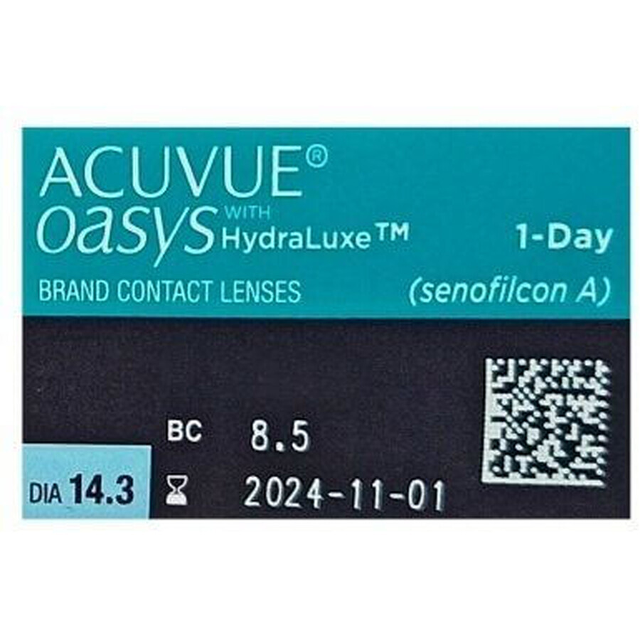 Acuvue Oasys 1-Day with HydraLuxe -7.50D 30 pcs