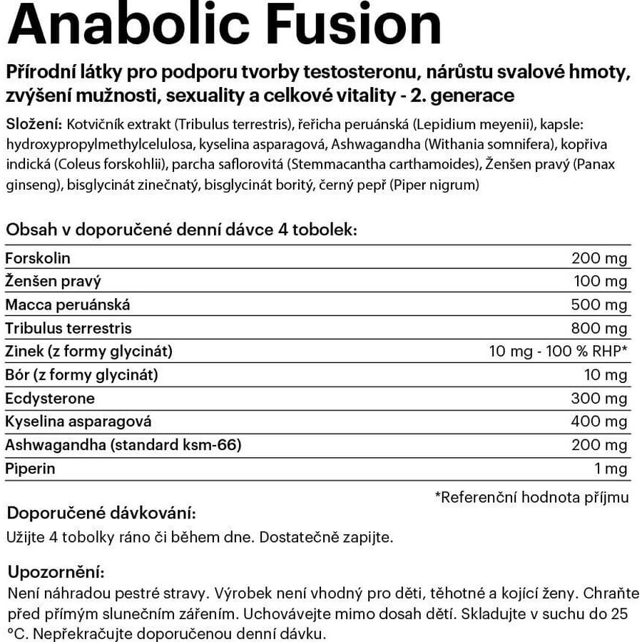 Flow Anabolic fusion 120 capsules