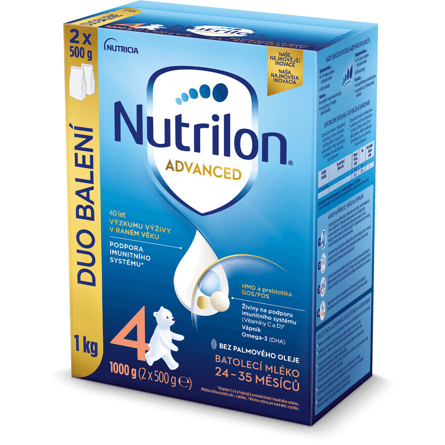 Nutrilon 4 peutermelk zuigelingenmelkpoeder 6 x 1000 g