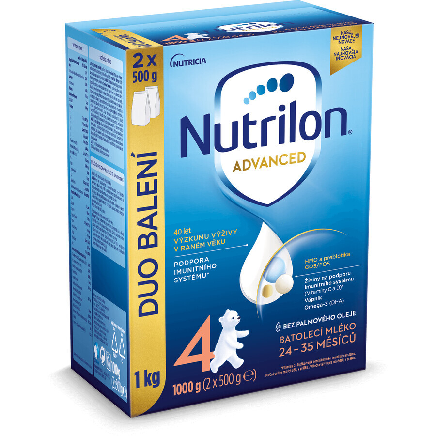 Nutrilon 4 peutermelk zuigelingenmelkpoeder 6 x 1000 g