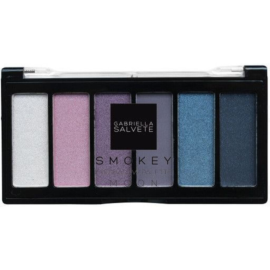 Gabriella Salvete Paleta de sombras de ojos 6 Paleta de sombras de ojos 03 Smokey Moon 12,5 g