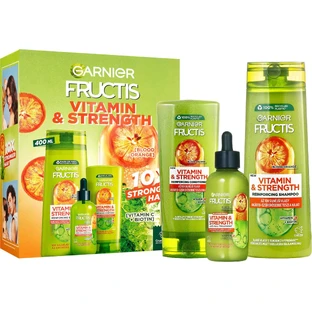 Garnier Fructics Vitamin & Strength gift pack 3 pcs