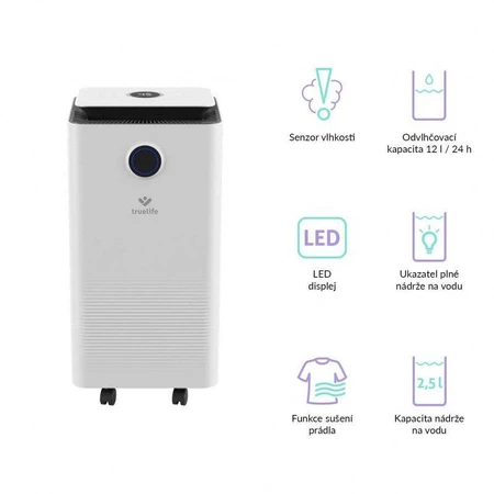 TrueLife AIR Luftentfeuchter DH5 Touch Luftentfeuchter und Luftreiniger