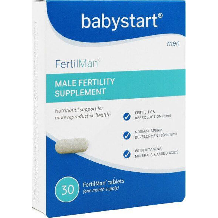 BabyStart Fertil Man - Vitamine mit L-Taurin 30 Kapseln