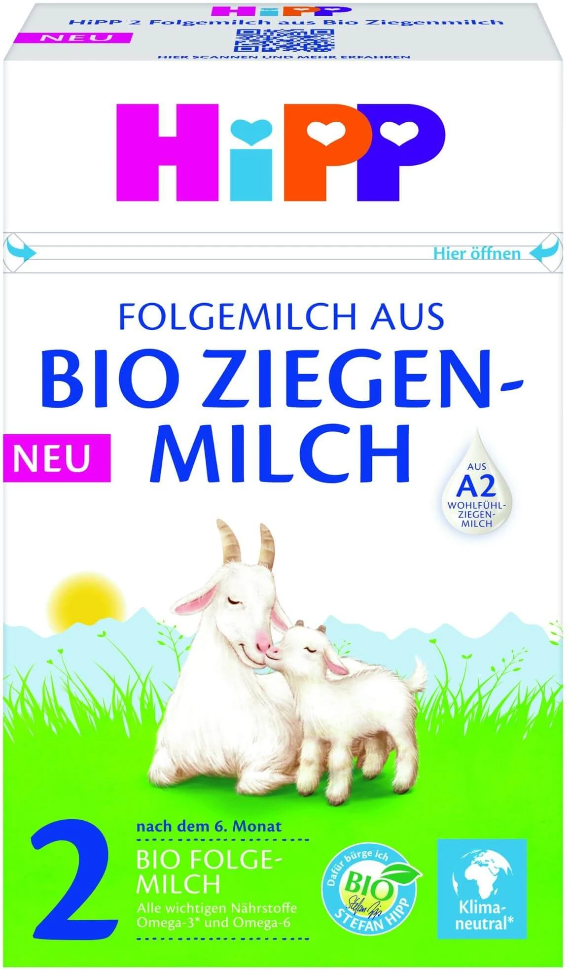 HiPP 2 Organic goat's milk 400 g