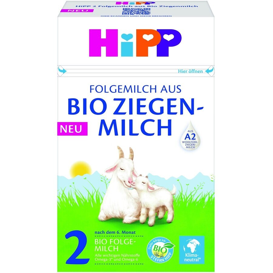 HiPP 2 Lapte de capră ecologic 400 g