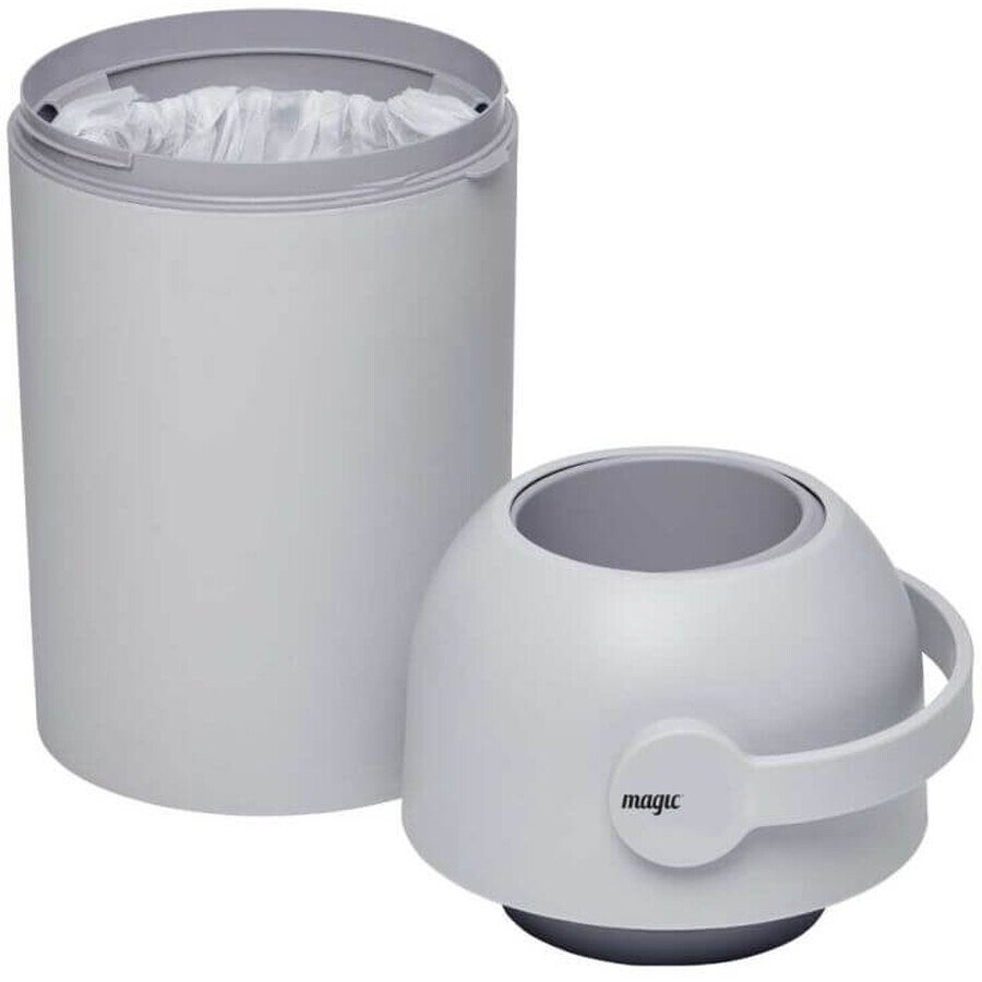 Magic Diaper System - capacité de 25 couches usagées, bleu
