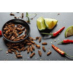 Sens Greieri crocanți și prăjiți - Chilli & Lime 16 g Sens Greieri crocanți și prăjiți - Chilli & Lime 16 g