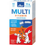 Vitar Kids Multivitamine + Colostrum 45 comprimate Vitar Kids Multivitamine + Colostrum 45 comprimate