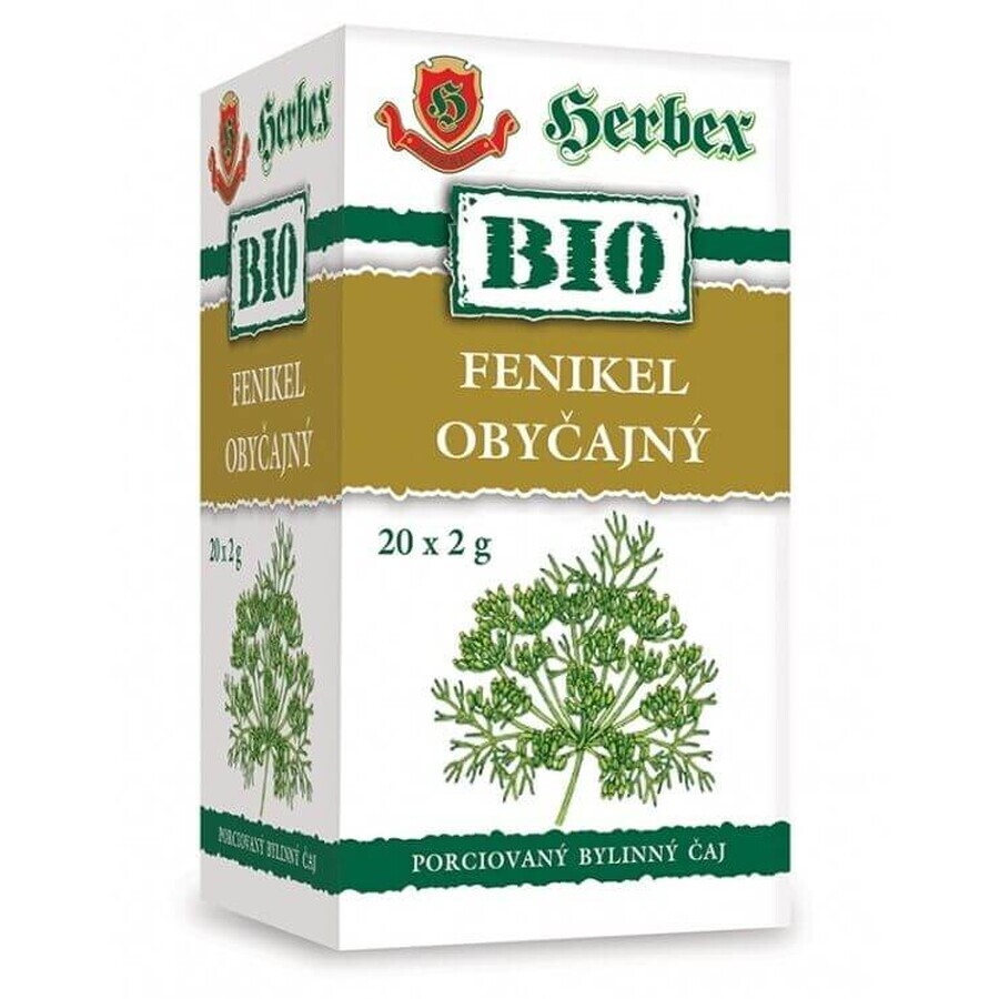 Buy Herbex Organic Fennel Herbal Tea 20 x 2 g Herbex Organic Fennel Herbal Tea 20 x 2 g