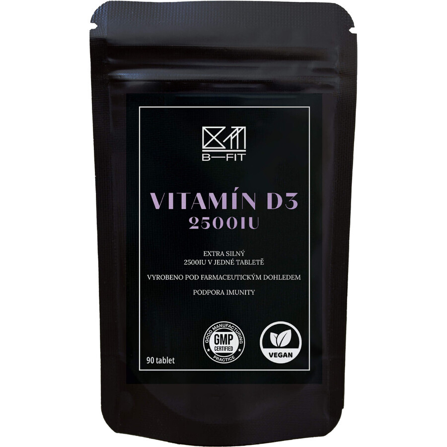 B-Fit Club Vitamina D3 2500IU 90 comprimate