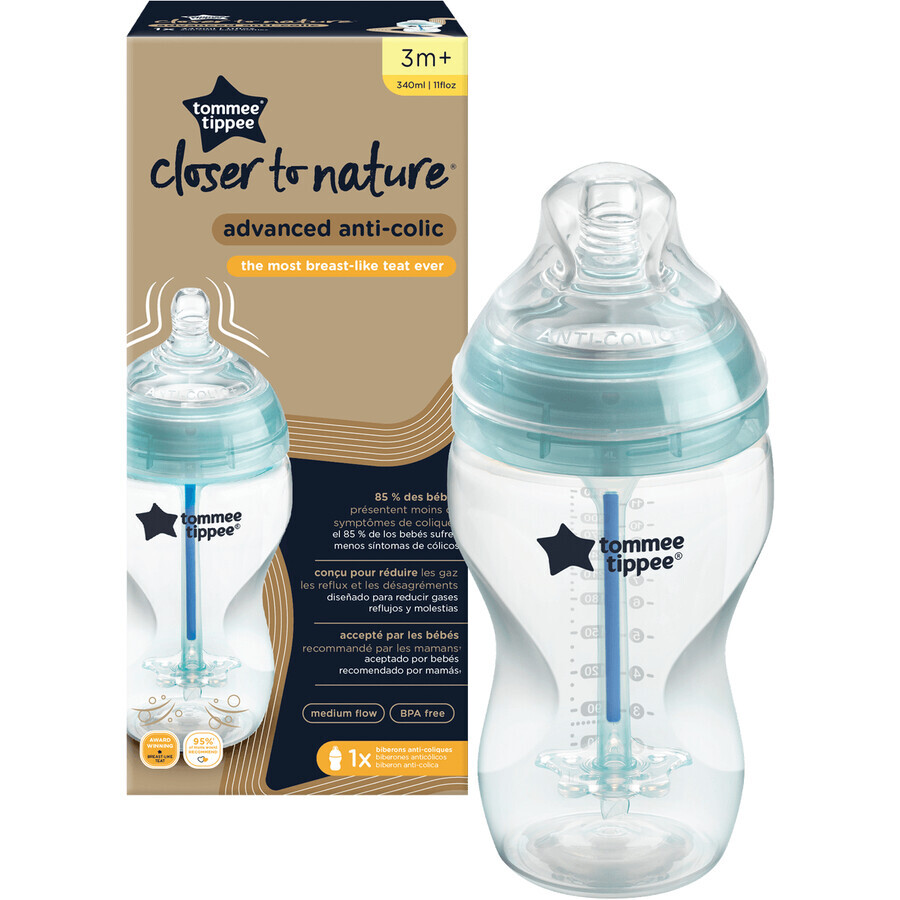 Tommee Tippee Biberon C2N Anti-Colic 3m+ 340 ml