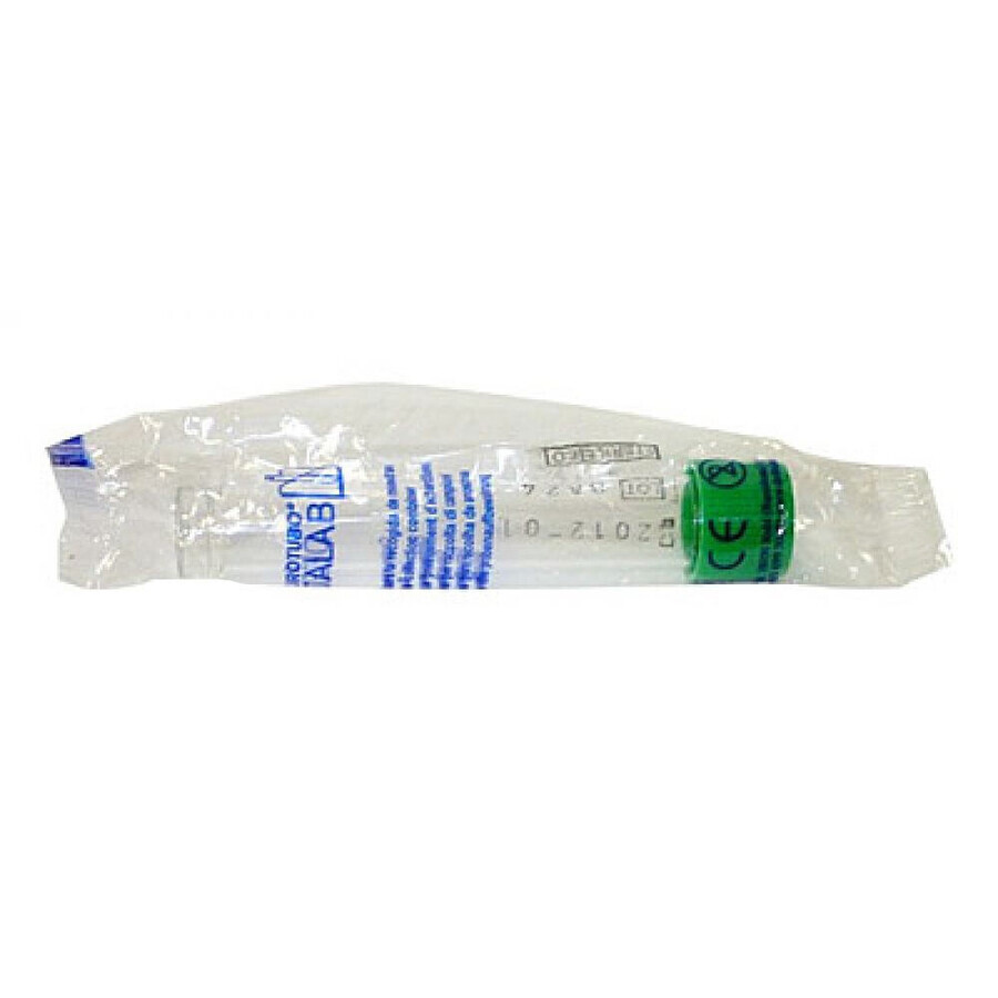 Tubo per urine Syntesys PP 12 ml bianco sterile