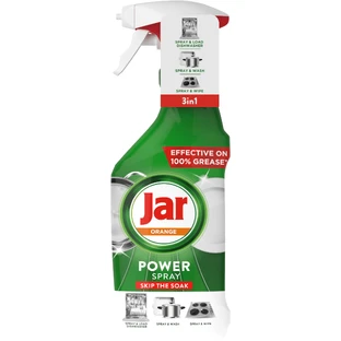 Jar Power Spray, 3 en 1, pour la vaisselle et la cuisine, orange 500 ml