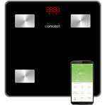 Concept Personal weighing scale VO4001 diagnostic 180kg black