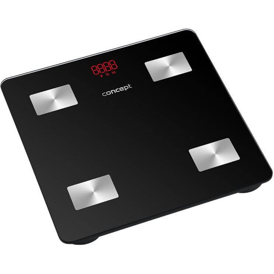 Concept Personal weighing scale VO4001 diagnostic 180kg black