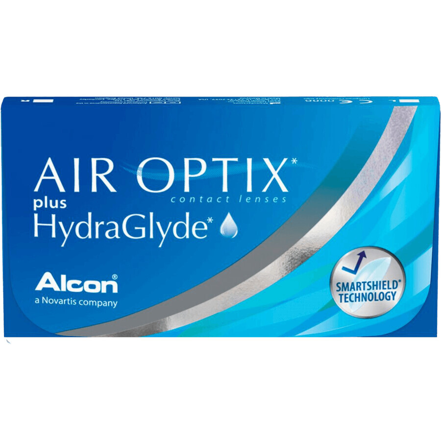Alcon AIR OPTIX® plus HydraGlyde® +5,00 dpt, 6 pcs
