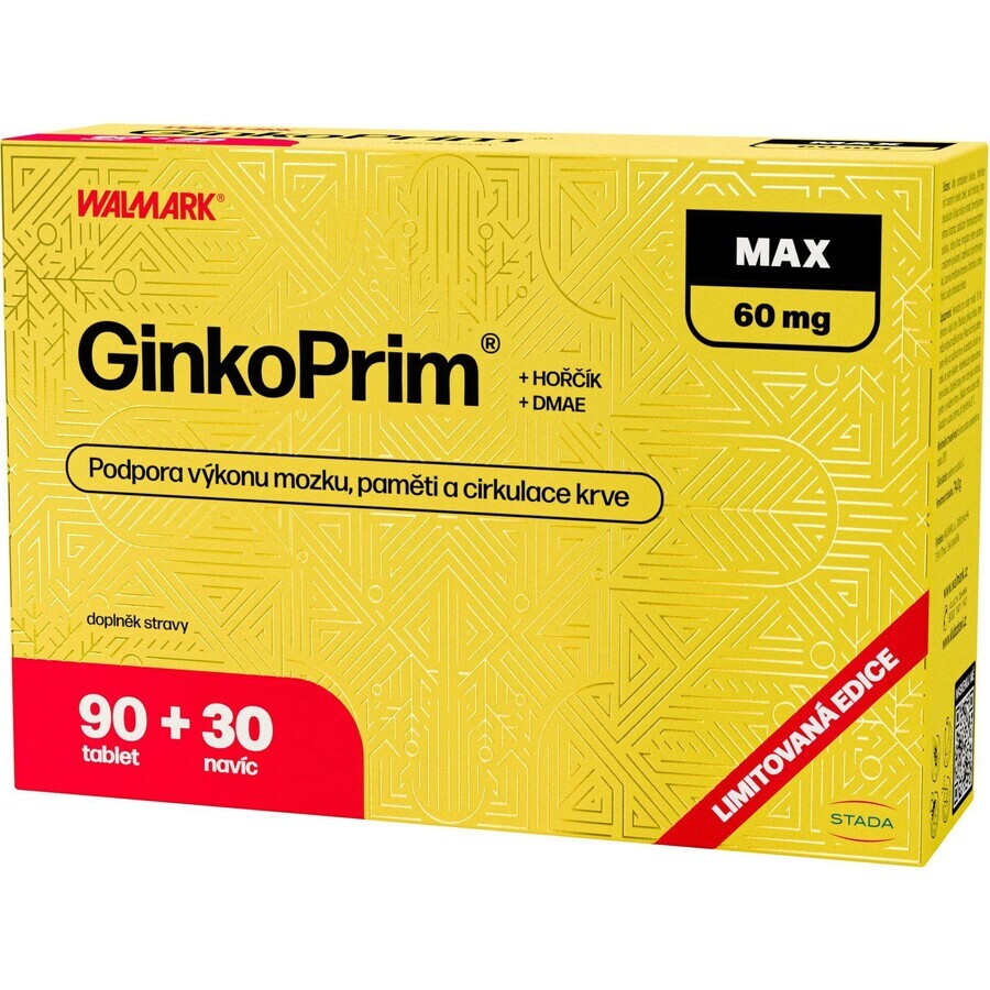 Walmark GinkoPrim MAX 120 comprimate