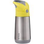 B. box Drinking thermos with yellow/grey straw 350 ml