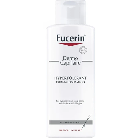 Eucerin DermoCapillaire Shampooing Hypertolérant pour peaux sensibles et allergiques 250 ml