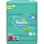 Pampers Salviette Fresh clean Salviette umidificate 4 x 80 pz. Pampers Salviette Fresh clean Salviette umidificate 4 x 80 pz.