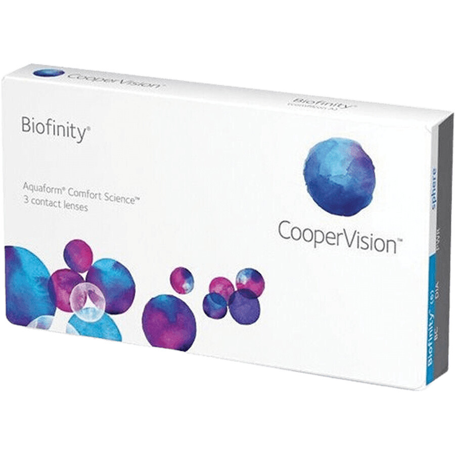 Contact lens Biofinity +4.50 dpt 3 pcs