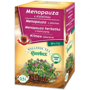 Herbex MENOPAUSE mezcla de hierbas con trébol 20 x 3 g