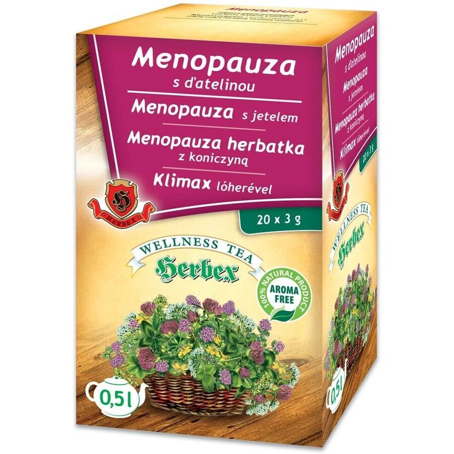 Herbex MENOPAUSE herbal blend with clover 20 x 3 g