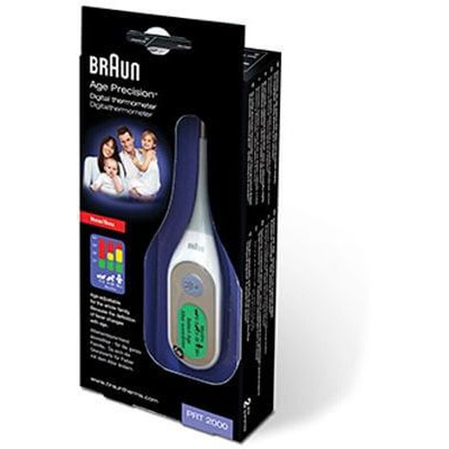 Braun PRT 2000 Thermometer with AGE Precision and flexible tip