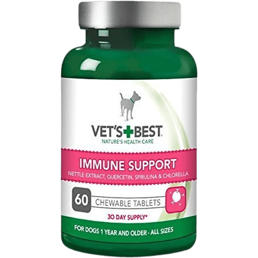 Vet´s best Comprimate masticabile pentru imunitate pentru câini 60 comprimate