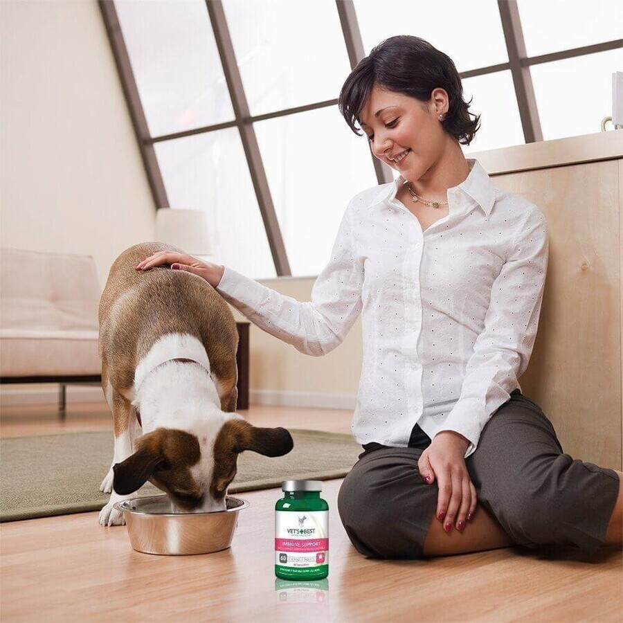 Vet´s best Comprimate masticabile pentru imunitate pentru câini 60 comprimate