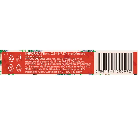 Biomicina Forte A15, 15 capsule, Fares