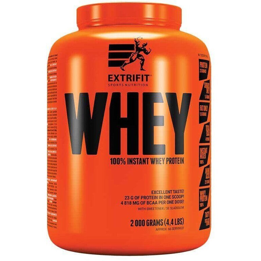Extrifit 100% wei-eiwit 80 chocolade 2000 g