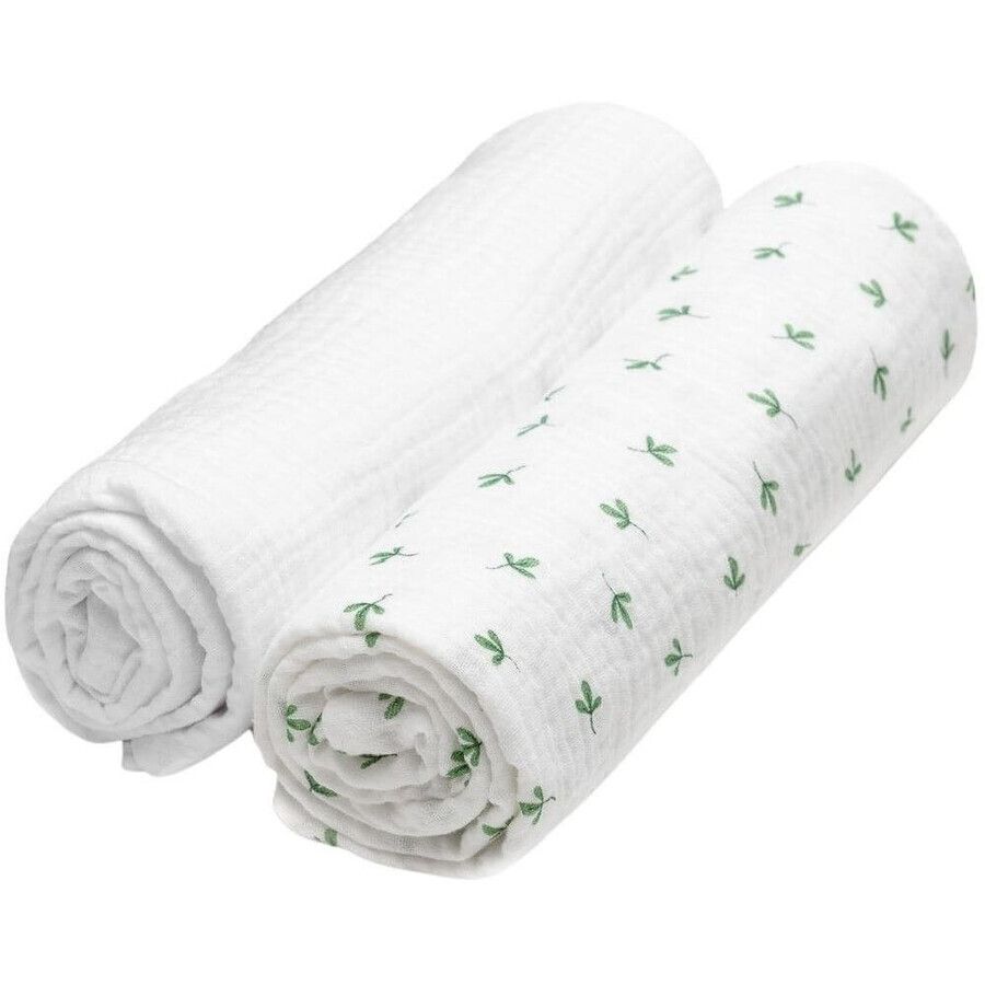 T-Tomi biologische mousseline luiers Nature 2 stuks