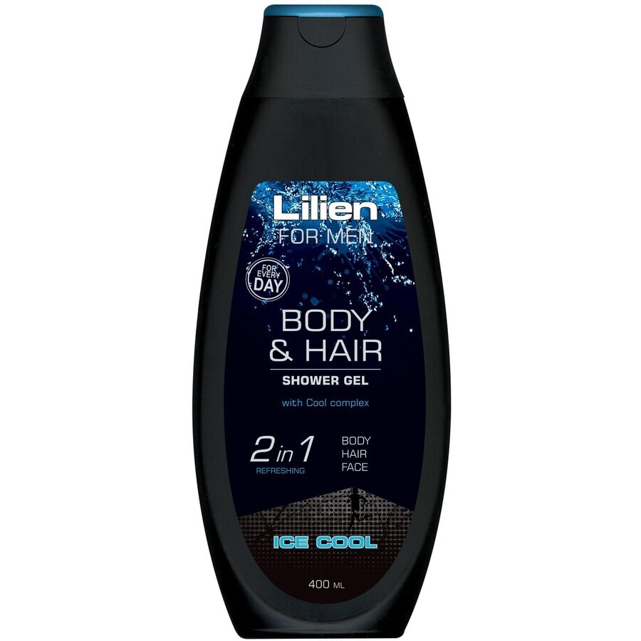Buy Lilien Shower Shampoo for Men Ice Cool 400 ml Lilien Shower Shampoo for Men Ice Cool 400 ml