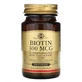 Biotin 300 mcg, 100 tablet, Solgar