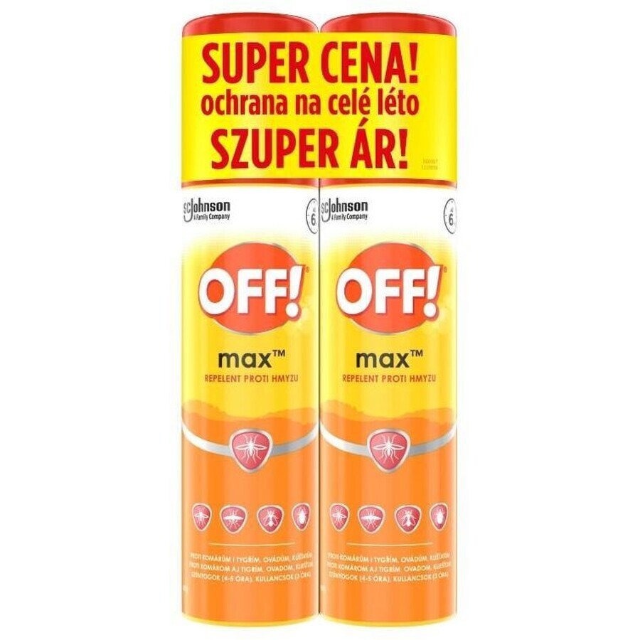 OFF! Insect Repellent Max 2 x 100 ml