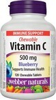 Webber Naturals Vitamin C 500 mg Blueberry, aspiration 120 tablets