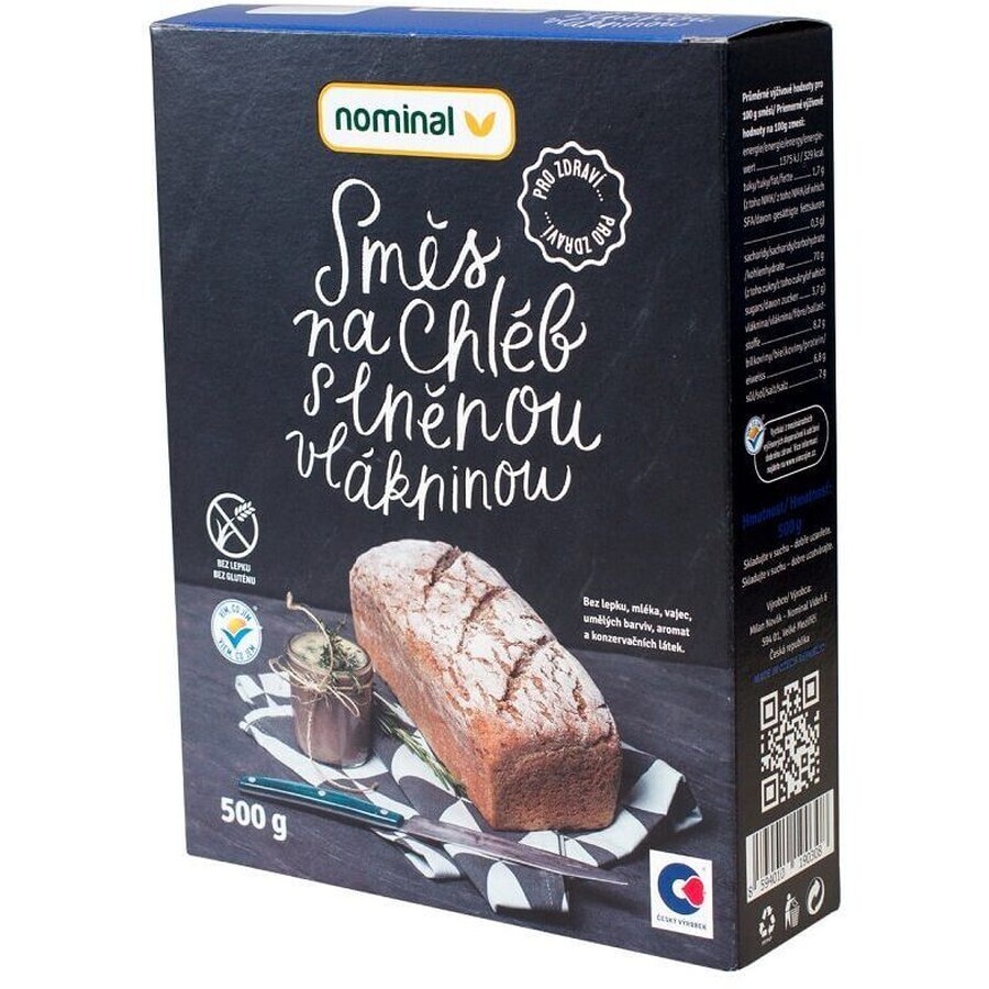 Nominal Gluten-free bread mix with flax fiber 500 g